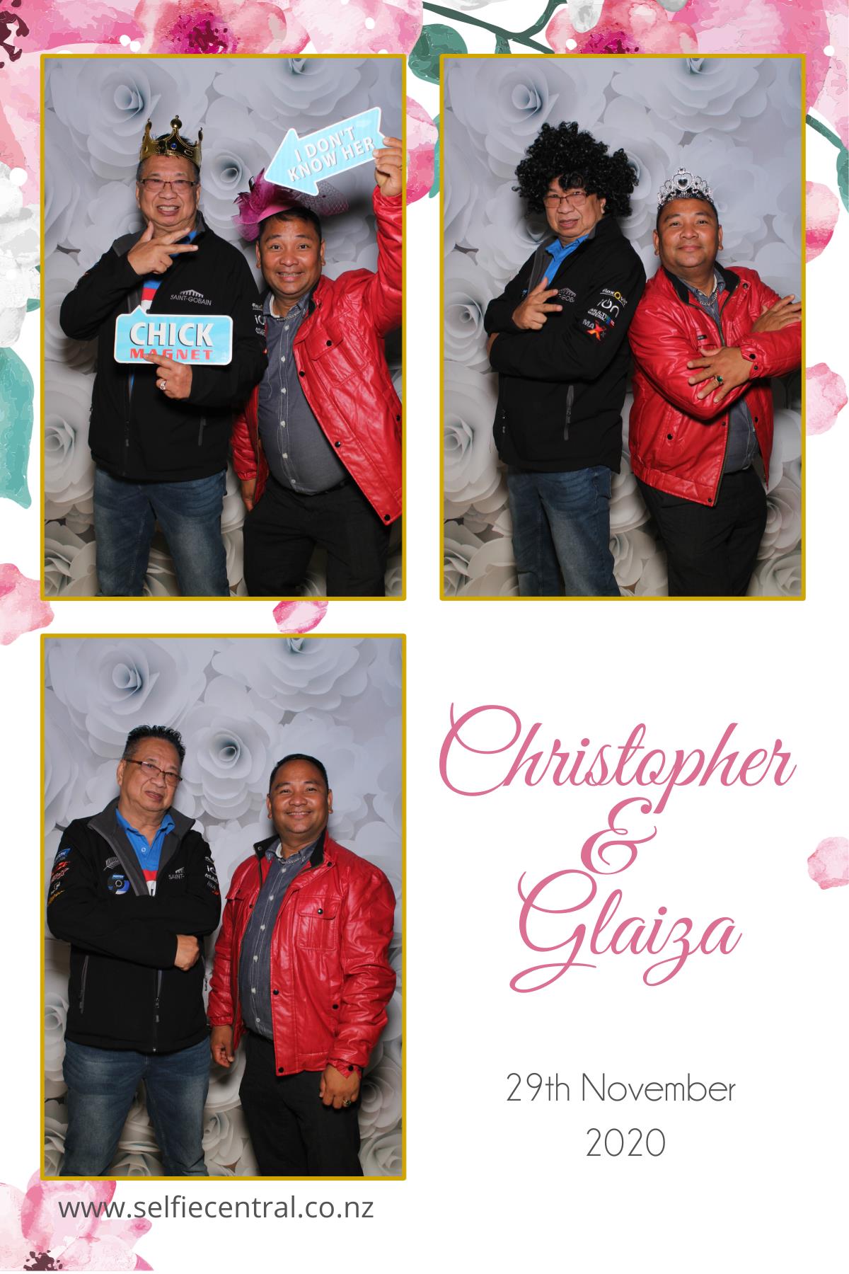 Christopher and Glaiza's Wedding | View more photos from the event at gallery.photobooth.co.nz/u/SelfieCentral/Christopher-and-Glaizas-Wedding
